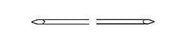Micro-Aire - Orthopedic Pin Steinmann Pin Double Trocar Points Sterile Stainless Steel 3/32 X 9 Inch - 1624-109