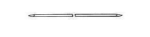 MicroAire Surgical Instruments Micro-Aire Orthopedic Wire K-Wire Double Trocar Points NonSterile 0.054 X 6 Inch - 1600-654NS