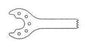 MicroAire Surgical Instruments Saw Blade Sagittal 5.5 Cutting Edge X 25.5 Cutting Depth X 0.4 Material Thk mm Straight Edge, Coarse Tooth - ZS-332