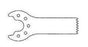 MicroAire Surgical Instruments - Saw Blade Sagittal Straight Edge, Coarse Tooth - ZS-343
