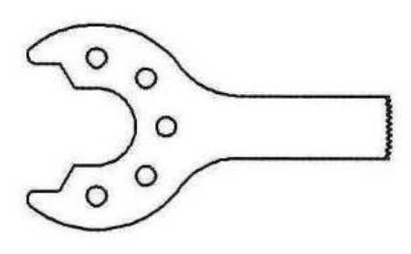 MicroAire Surgical Instruments Micro Saw Blade Sagittal 5.5 Cutting Edge X 18 Cutting Depth X 0.4 Material Thk mm Radial Edge, Fine Tooth - ZS-412