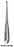 Miltex Miltex Spinal Fusion Curette Hibbs-Spratt 9 Inch Length Single-ended Handle Size 1 Tip Oval Cup Tip - 26-1630