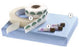 Miltex - Sterilization Wrap Light Blue 15 X 15 Inch Single Layer Cellulose Steam / EO Gas / Gamma Irradiation - STD1515