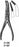 Miltex Bone Rongeur Kleinert-Kutz Slightly Curved Jaws Double Spring Pliers Handle 2 X 13 mm Bite, 6 Inch L - 27-1295