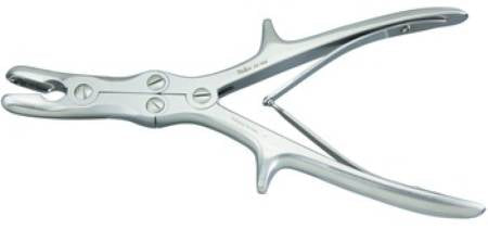 Integra Lifesciences - Bone Rongeur Stille-Luer Curved Jaws Double Spring Plier Type Handle 9 X 15 mm Bite, 8-3/4 Inch L - 25-456