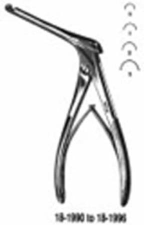 Integra Lifesciences - Bone Rongeur Kerrison Double Spring Plier Type Handle Size 3, 5.0 mm Bite, 3 Inch Shaft - 18-1996