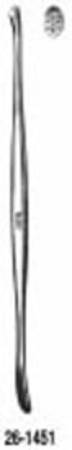 Miltex - Dissector Penfield #2 7-1/4 Inch L, 6 mm Blade Style No 2, Double End, Blunt, Slightly Curved - 26-1451