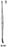 Miltex Miltex Dissector Penfield #2 7-1/4 Inch L, 6 mm Blade Style No 2, Double End, Blunt, Slightly Curved - 26-1451