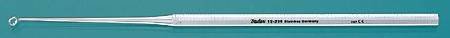 MeisterHand - Ear Curette Buck 6-1/2 Inch Length Single-ended Handle Size 1 Tip Angled Round Fenestrated Tip - MH19-294