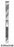 Miltex Miltex Osteotome Cinelli 14 mm Straight Blade with Double Guards OR Grade Stainless Steel NonSterile 6-1/2 Inch Length - 21-217