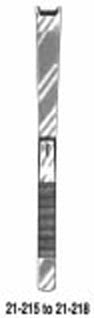 Miltex Miltex Osteotome Cinelli 14 mm Straight Blade with Double Guards OR Grade Stainless Steel NonSterile 6-1/2 Inch Length - 21-217