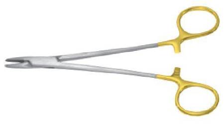 Integra Lifesciences - Needle Holder 8 Inch Length Serrated Jaw Finger Ring Handle - PM-2140