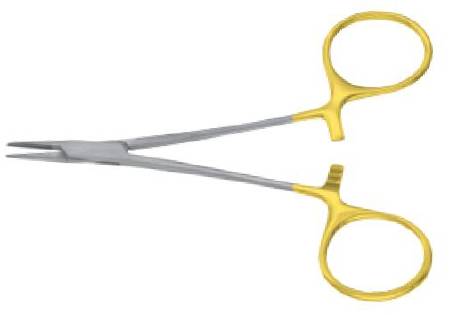 Integra Lifesciences - Needle Holder 5-1/4 Inch Length Delicate, Smooth Jaw Finger Ring Handle - PM-2414