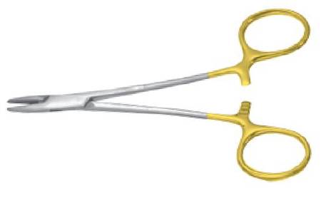Integra Lifesciences - Needle Holder 5 Inch Length Smooth Jaw Finger Ring Handle - PM-2415
