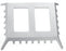 Miltex Surgical Hand Table 8 X 6 1/4 Inch, Aluminum, Satin Finish - PM-740