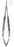 Miltex Needle Holder 7-1/8 Inch Curved, 0.6 mm Jaw Round Handle - 17-1025