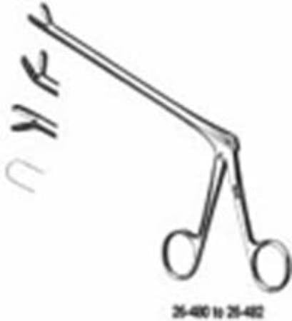 Integra Lifesciences - Pituitary Rongeur Cloward Straight Finger Ring Handle 6 X 10 mm Cup, 6 Inch L Shank - 26-480