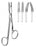 Miltex Needle Holder 6-1/2 Inch Curved, One Fenestrated Jaw Finger Ring Handle - 21763