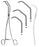 Miltex - Vascular Clamp DeBakey-Satinsky 9-3/4 Inch Length German Stainless Steel - 24-2110
