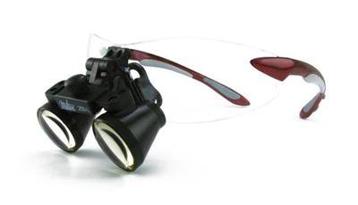 Integra Lifesciences - Magnifier Loupe Red Frame 2.5X Magnification - 1-5001