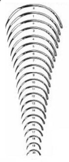 Miltex Integra Miltex Suture Needle 1/2 Circle Taper Point Needle Regular Surgeon's Type Size 8 Needle - S192A-8