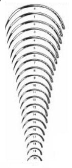 Integra Miltex - Suture Needle 1/2 Circle Taper Point Needle Regular Surgeon's Type Size 16 Needle - MS192A-16