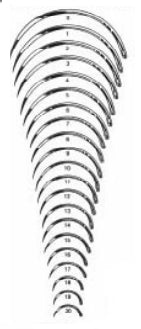 Integra Miltex - Suture Needle 1/2 Circle Taper Point Needle Regular Surgeon's Type Size 18 Needle - MS192A-18
