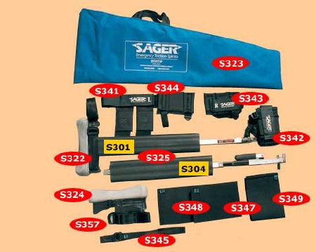 Minto Research & Development Traction Splint Carrying Case Blue - S323