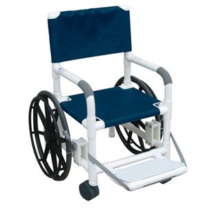 Mjm International Shower Chair  Pvc Frame 21 Inch Height - 130-18"-24W-SL