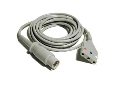 Mindray USA - Patient Cable 10 Foot, 3 Lead, ECG 2000 Series, 3000, Passport (3Lead), Passport (5Lead), Passport Xg - 0012-00-0620-05