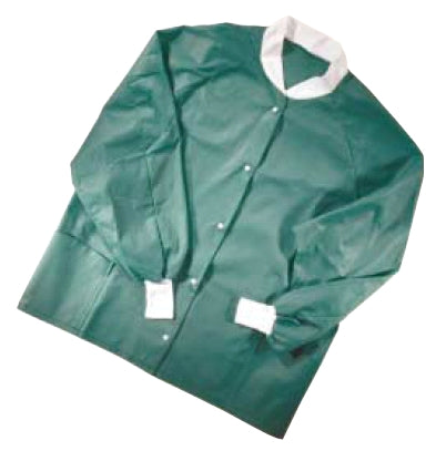 Barrier - Warm-Up Jacket Green Medium Hip Length Disposable - 18010