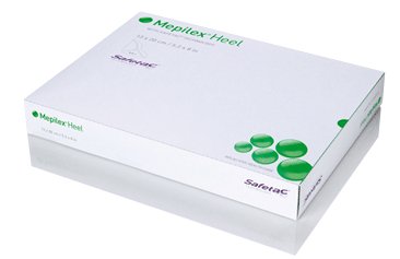 Molnlycke Mepilex Heel Silicone Foam Dressing 5 X 8 Inch Heel Silicone Adhesive without Border Sterile - 288100
