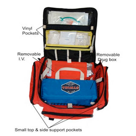 Thomas Transport Packs / EMS Aeromed Advanced EMS Bag Blue 12 X 14 X 6 Inch - TT882