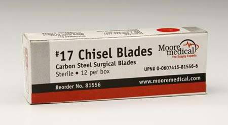 McKesson McKesson Chisel Blade Size 316 High Cabon Steel Sterile - C#316