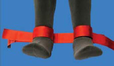 Morrison Medical Products Ankle Restraint One Size Fits Most Hook and Loop Closure 1-Strap - 1291