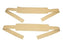 Morrison Medical Products KED Head/Chin Straps 28 Inch Length, Tan - 1478TAN