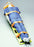 Morrison Medical Products Stick and Cut Strap Set 2 X 60 Inch, Yellow, 3 Vinyl Straps, X-Ray Translucent, 6 Inch Adhesive On Each End - 1398