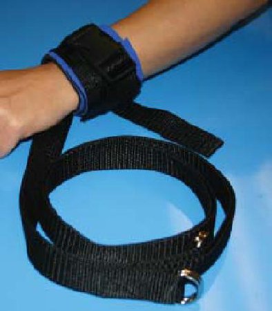 Morrison Medical Products Heavy-Duty Wrist Restraint One Size Fits Most Hook and Loop / Quick-Release Buckle 2-Strap - 1172