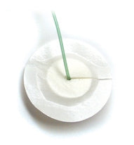 MPM Medical MPM Foam Dressing 4 Inch Diameter Fenestrated Round Non-Adhesive with Border Sterile - P00501