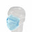 Precept Medical Products FluidGard Procedure Mask Pleated Tie Closure One Size Fits Most Blue - 14401