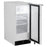 Marvel Scientific 15" All Refrigerator, White Cabinet, White Door, Probe Port, Door Lock, Frost Free, RH - MS15RAS4RW