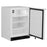Marvel Scientific 24" All Freezer, White Door, White Cabinet, Probe Port, Door Lock, Frost Free