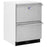 Marvel Scientific 24" Refrigerator Drawer, White Cabinet, SS Door, Probe Port, Door Lock, Frost Free - MS24RDS4NS
