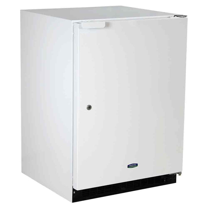 Marvel Scientific 24" Ref/Fzr, White Cabinet, White Door, Probe Port, Door Lock, Manual, RH - MS24RFS2RW