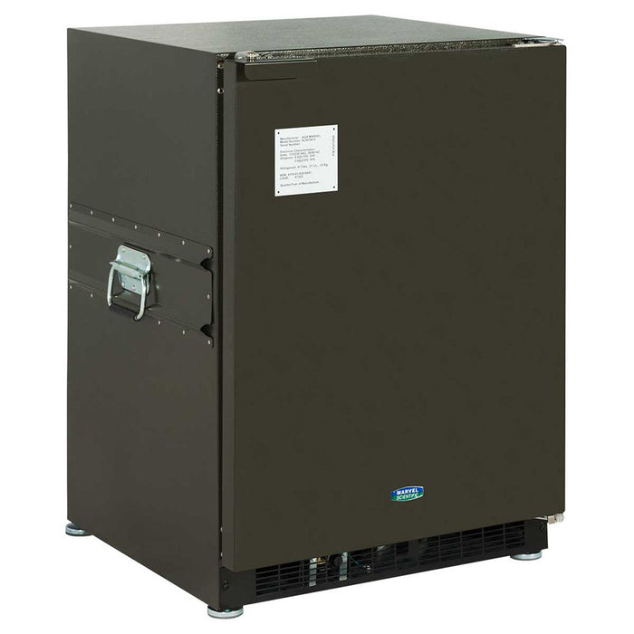 Marvel Scientific 24" Ref/Fzr, Olive Green Cabinet, Olive Green Door, Manual Defrost - MS24RFSGRG