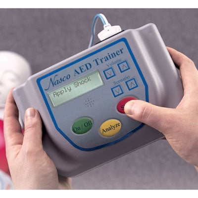 Nasco Life/Form Universal AED Trainer Reusable Pads and Electrode Sets, 9V Battery, and Operating Instructions - LF03740
