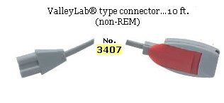 Nikomed USA Non-REM Cable 10 Foot, With Modified Rem Connector - 3407