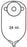 Nu-Hope Laboratories Urinary Pouch 11 Inch Length 1-1/4 Inch Stoma Round - 8260