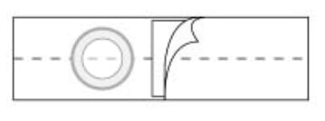 Nu-Hope Laboratories Nu-Form Hernia Belt Small 4 Inch - 6310-G
