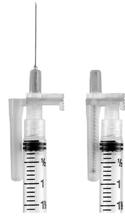 EasyPoint - Hypodermic Needle Retractable Safety Needle 25 Gauge 1 Inch Length Regular Wall - 82011